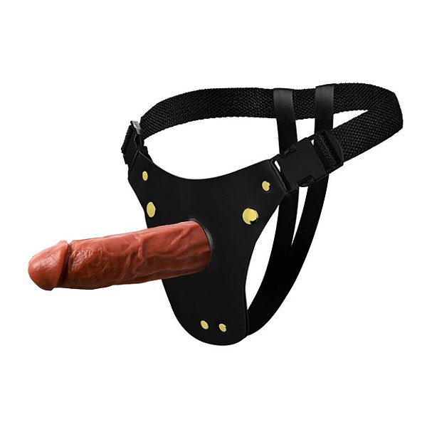Cinta Strap-on Ativa Com Prótese Soulsex - Chocolate