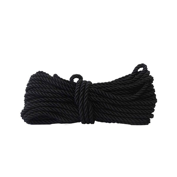 Corda Shibari 50 Tons 5 Metros Dominatrixxx - Preto
