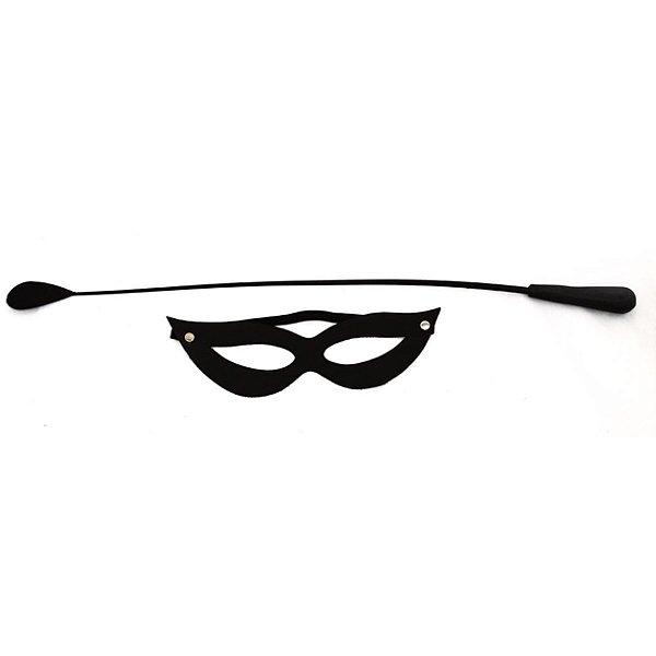 Kit Tiazinha Com Chibata Dominatrixxx - Preto