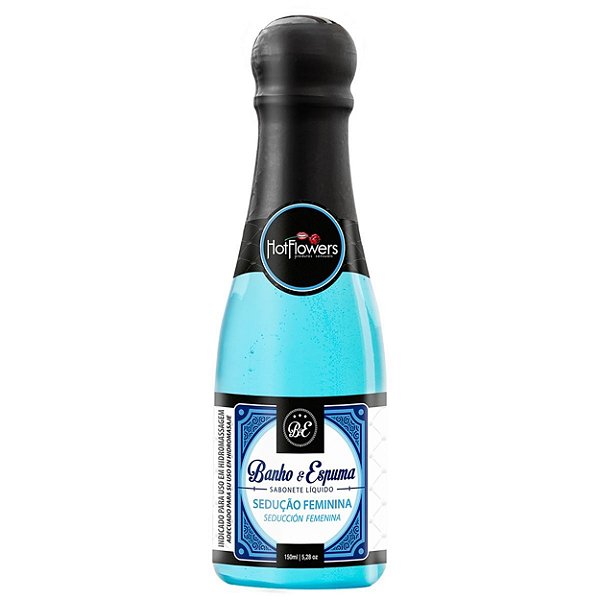 Sabonete Líquido Banho E Espuma 150ml Hot Flowers - Sedução Feminina