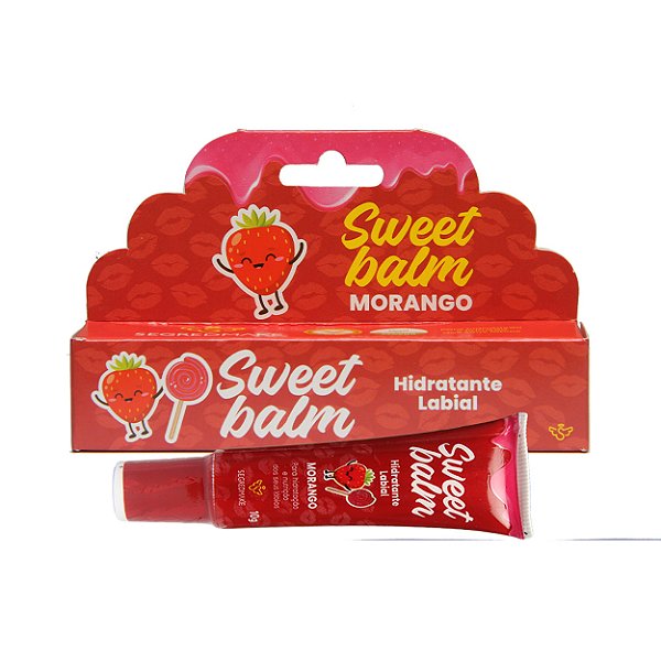 Sweet Balm Hidratante Labial Aromático 10g Segred Love - Morango