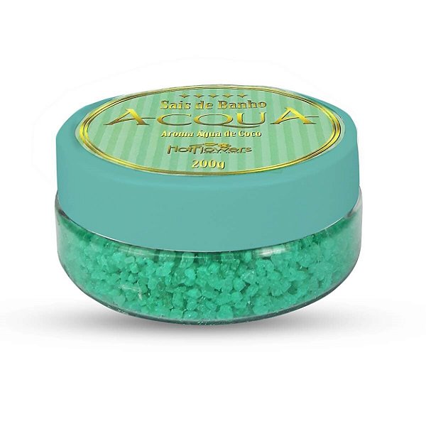 Acqua Sais De Banho Aromático 200g Hot Flowers - Água De Coco
