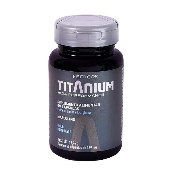 Cápsula Titanium Alta Performance Suplemento Alimentar Feitiços