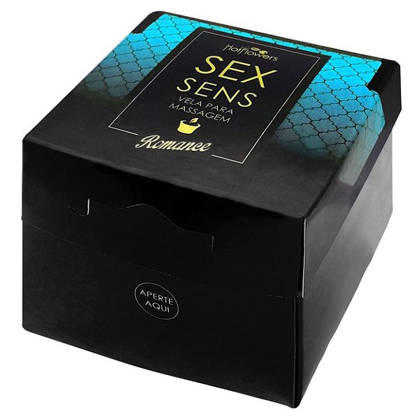 Vela Sex Sens Para Massagem Corporal 20gr Hot Flowers - Romance