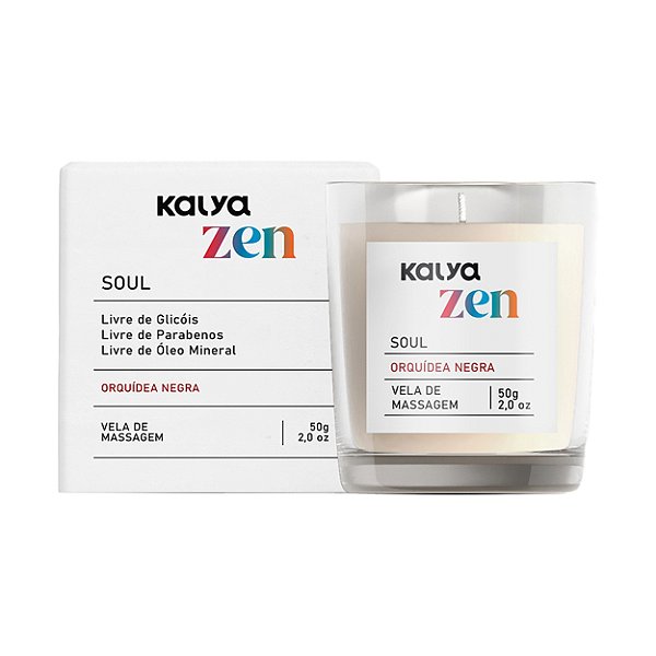 Vela De Massagem Zen 50g Kalya - Orquídea
