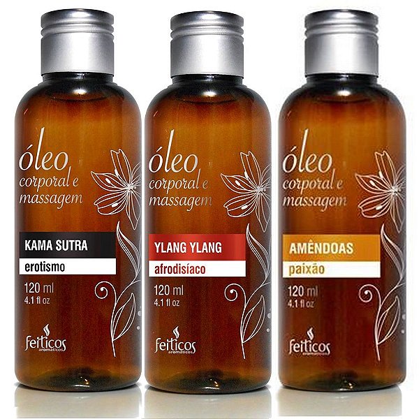 Óleo para Massagem Cheiroso 120ml - Feitiços