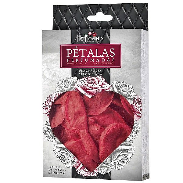 Pétalas Perfumadas formato de Coração - Hot Flowers