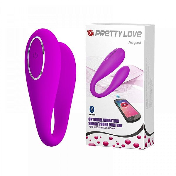 Vibrador Bluetooth para Casal August - Pretty Love
