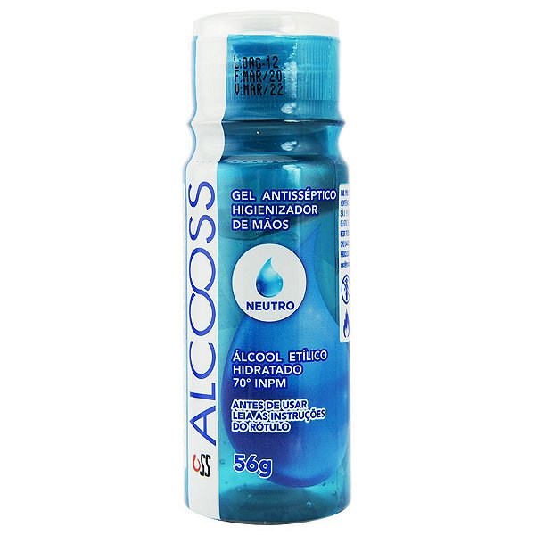 Álcool Gel 70º Corona Vírus 56g - Soft Love