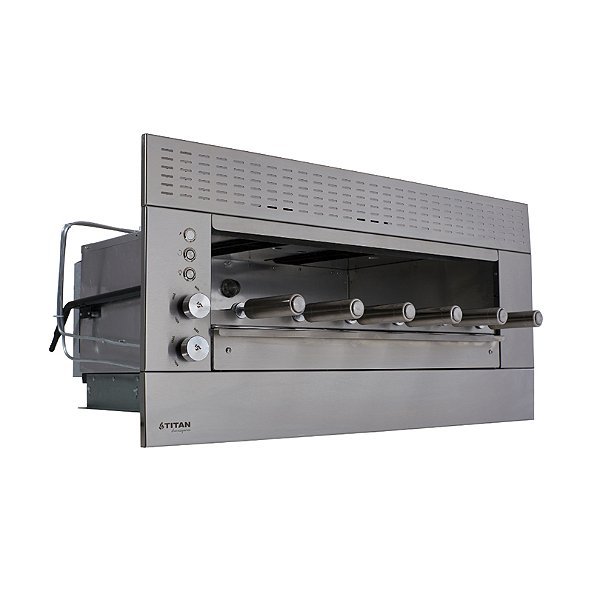 Churrasqueira a Gás de Embutir 6 Espetos SUPREMA Ventilado 06 G Titan