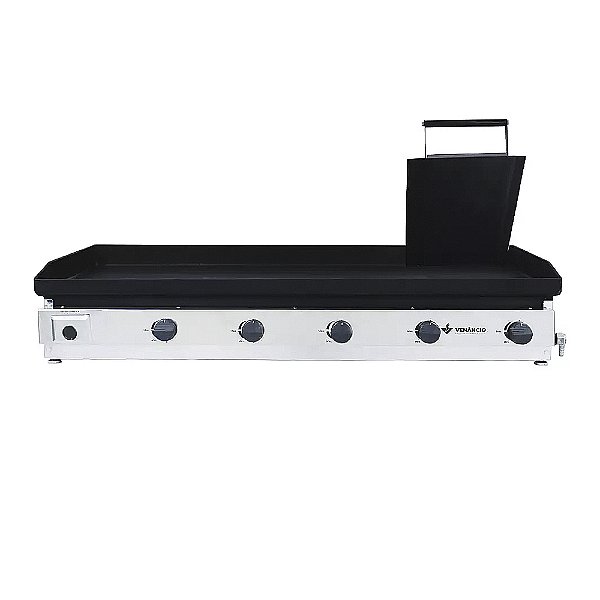Chapa Grill a Gás Prensa Pão 120 cm C120 Venâncio
