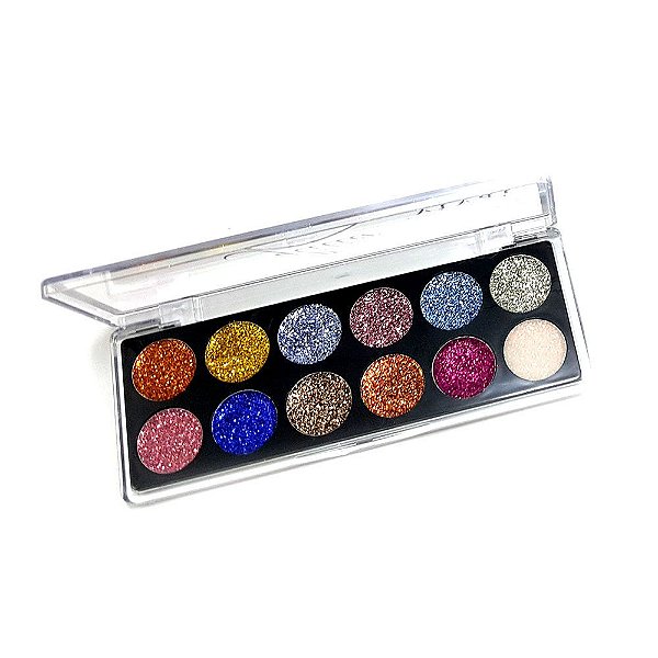 Paleta de Sombra Glitter Vivai Cor C 2172