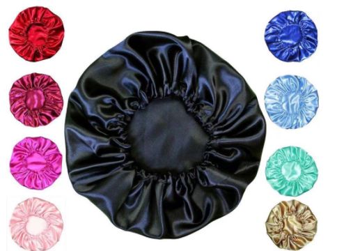 Touca de Cetim Antifrizz Para Cabelo