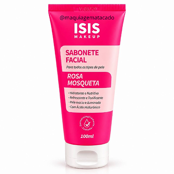 Sabonete Facial Rosa Mosqueta Isis Makeup IS027