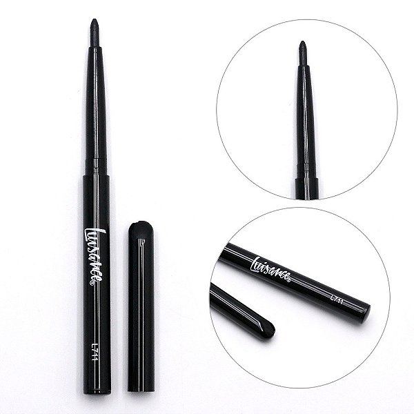 Lápis Retrátil Delineador Soft Line Preto Luisance L711