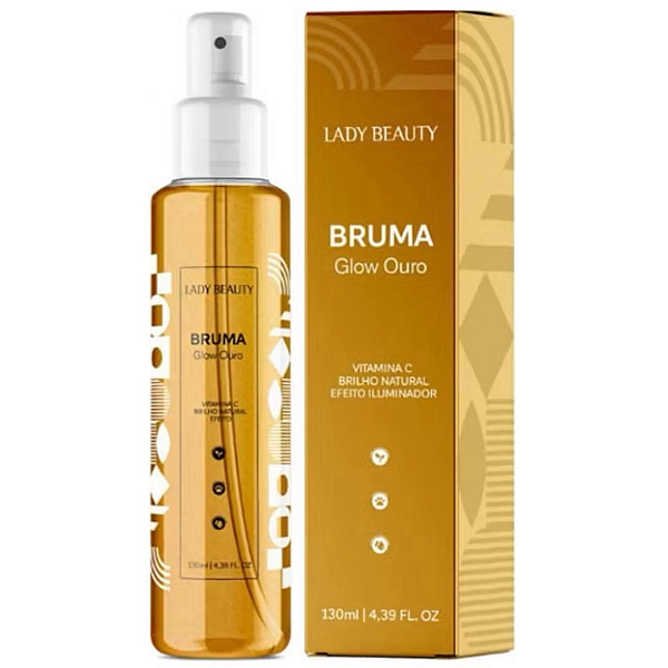 Bruma Glow Ouro 130 ml Lady Beauty LB08