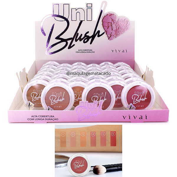 Blush Uni Vivai 1032 Atacado Box 36 Unidades