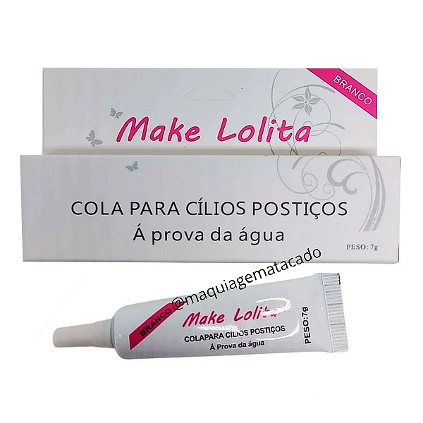 Cola Para Cílios Branca à Prova D'Água Make Lolita ML1550