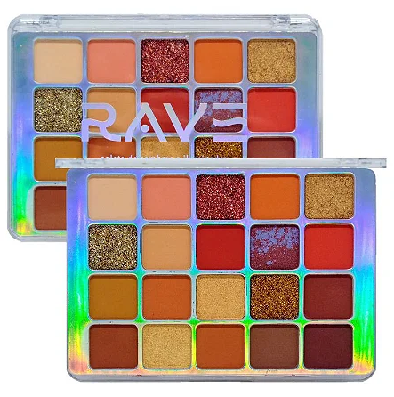Paleta de Sombras e Iluminador Rave Vivai 4055
