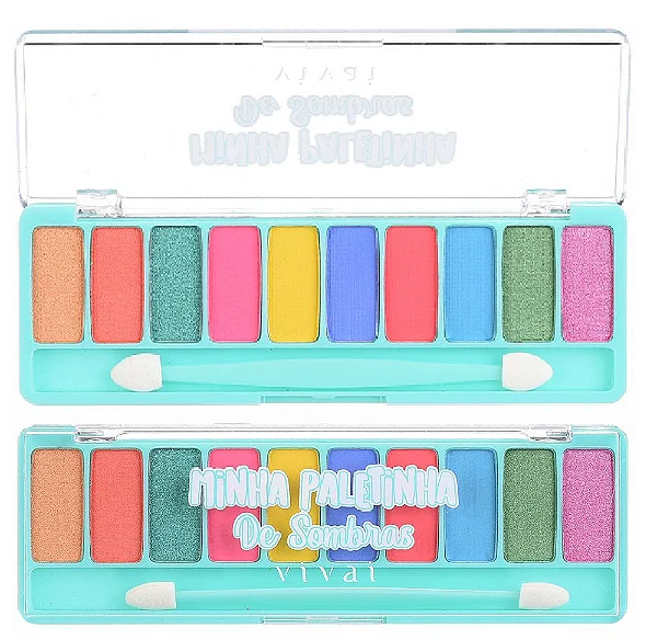 Minha Paletinha de Sombras Vivai 4037 Cor C