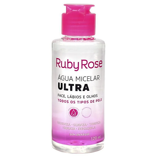 Água Micelar Ultra Ruby Rose 120ml HB300