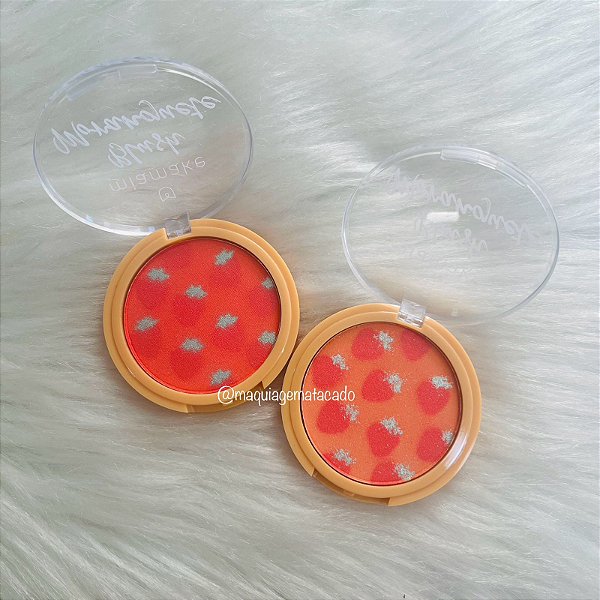 Kit 02 Unidades Blush Moranguete Coleção Salada Mista Mia Make 427