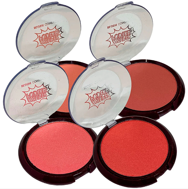 Kit 04 Unidades Blush Compacto Classic Super Poderes SP0012ESF