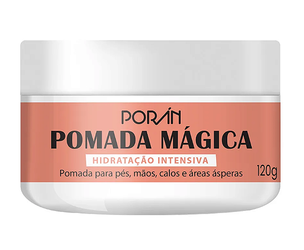 Pomada Mágica Hidratação Intensiva Para Pés, Mãos, Calos e Áreas Ásperas Porán PR02