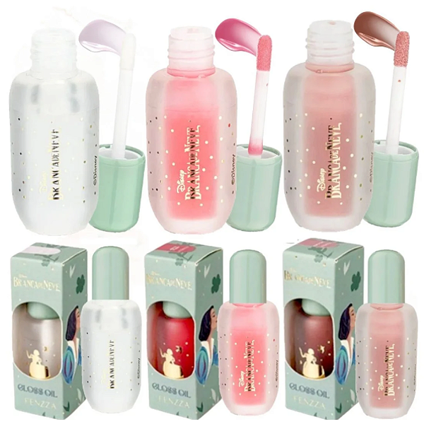 Kit 03 Unidades Gloss Oil Branca de Neve Fenzza DIS224