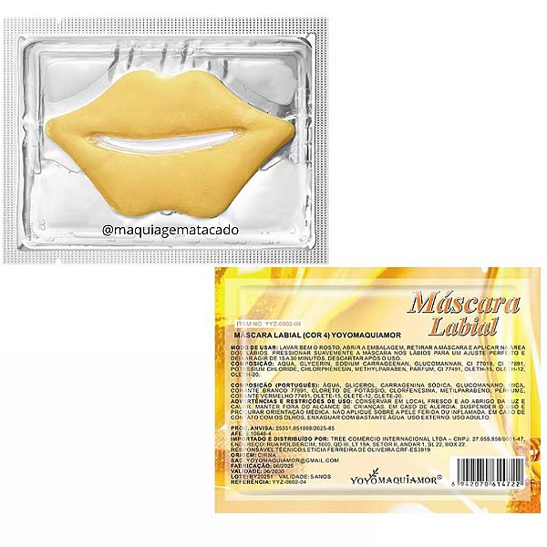 Máscara Labial Yoyo Maquiamor Mel YYZ-0602-04