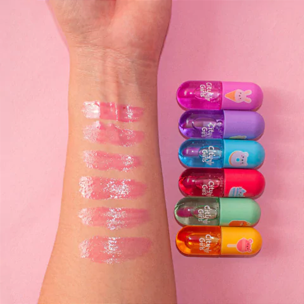 Kit 06 Unidades Lip Oil Tint City Girls CG409