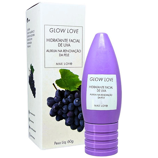 Hidratante Facial de Uva Glow Love Max Love ML491