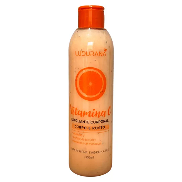 Esfoliante Corpo e Rosto Ludurana Vitamina C B00291