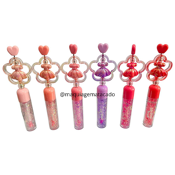 Kit 06 Unidades Lip Gloss Dress Labranche LA7294