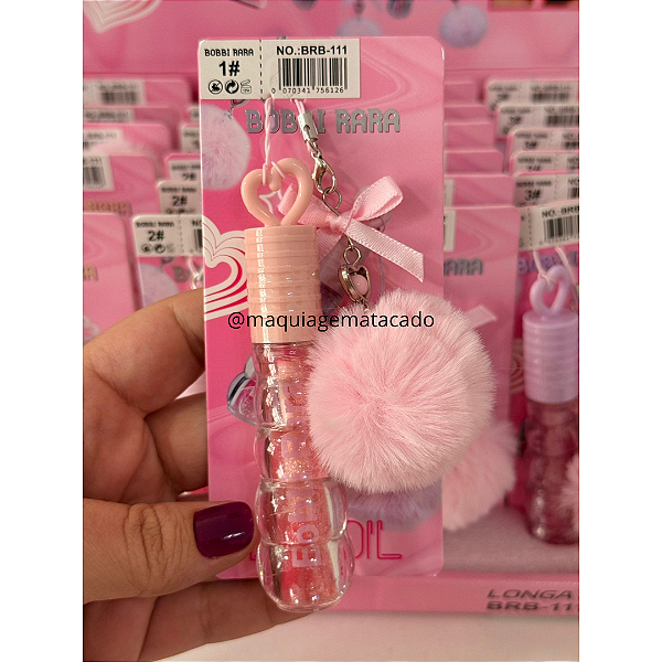Lip Oil com Pompom Bobbi Rara BRB111 Cor 01