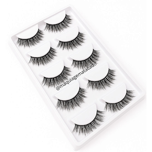 Cílios Postiços 05 Pares Make Lolita ML223