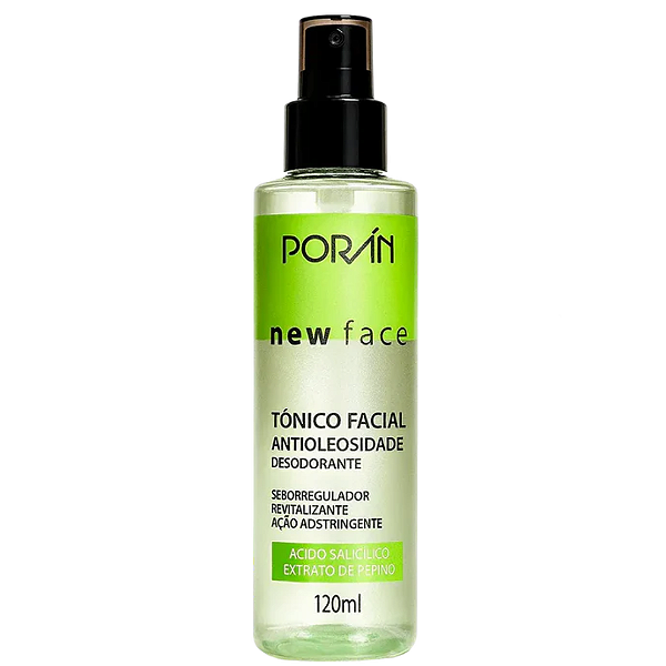 Tônico Facial Antioleosidade New Face Porán PR282