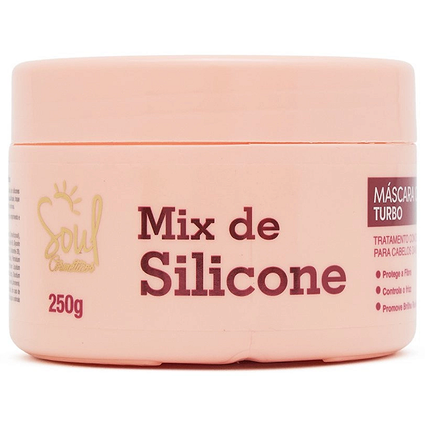 Máscara Capilar Turbo Mix de Silicone Soul Cosméticos 250g SL084