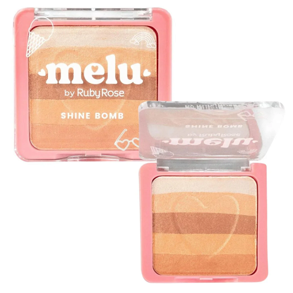Iluminador Shine Bomb Melu by Ruby Rose HB7233 Cor 03 Pudding