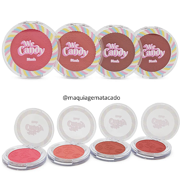 Kit 04 Unidades Blush We Candy 4124