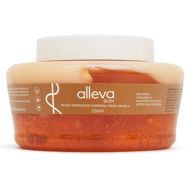 Geleia Hidratante Corporal Alleva Fresh Vanilla AL7501