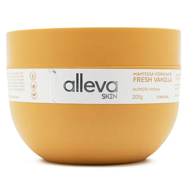 Manteiga Hidratante Corporal Alleva Fresh Vanilla AL7601