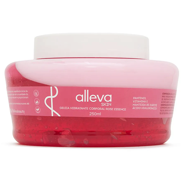 Geleia Hidratante Corporal Alleva Rose Essence AL7503