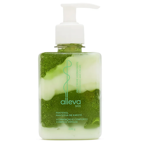 Gel Creme Hidratante Corpo e Virilha Alleva Pistachio and Cream AL7902