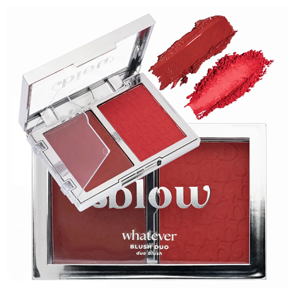 Blush Duo Cremoso e Pó Whatever Blow Ruby Rose HBM05 Cor 3 Stay Home