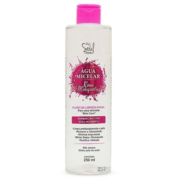 Água Micelar Rosa Mosqueta Soul Cosméticos SL995