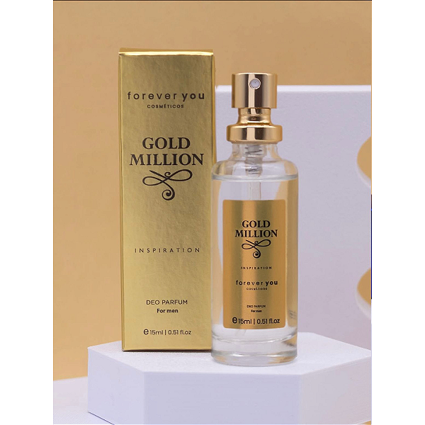 Perfume Deo Parfum Forever You Gold Million 15ml FY211