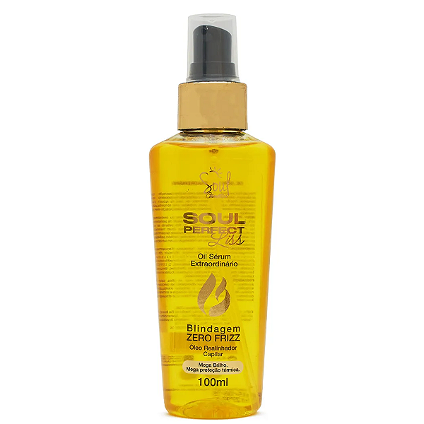 Oil Sérum Extraordinário Óleo Realinhador Capilar Blindagem Zero Frizz Soul Cosméticos