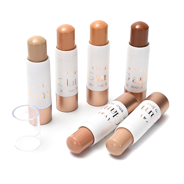 Kit 06 Unidades Corretivo Stick Glam Vivai 1103