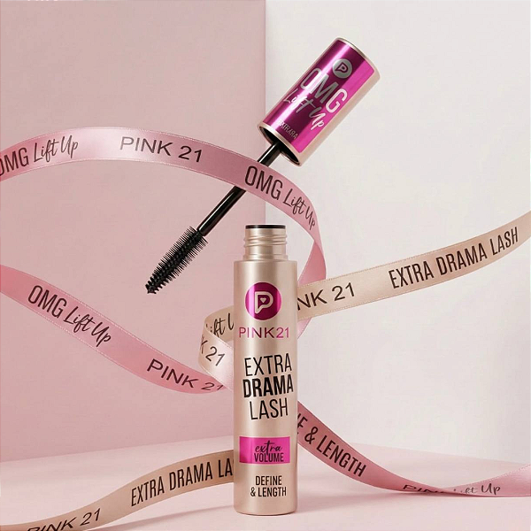 Máscara Para Cílios OMG Lift Up Extra Drama Lash Pink 21 CS6179